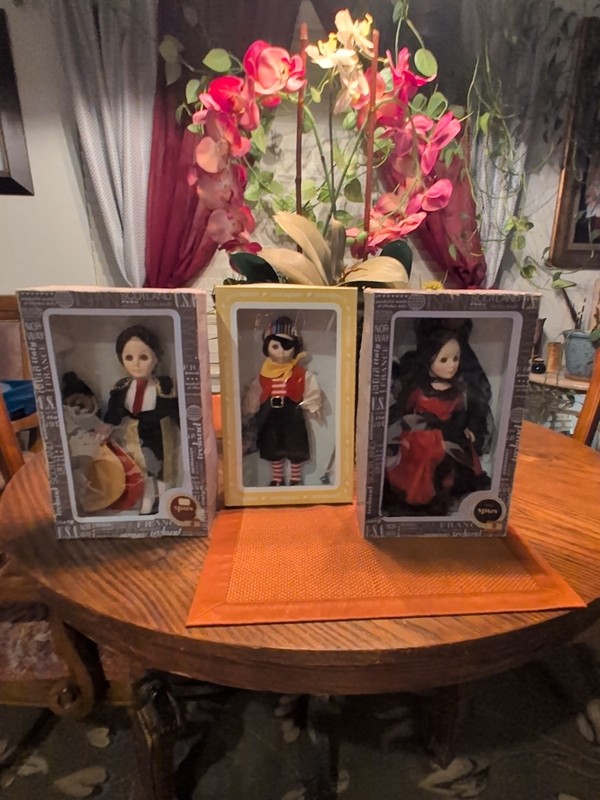 Effanbee Captain Kidd, Spain Toreador ,Miss Spain Doll Authentic All 3 Available