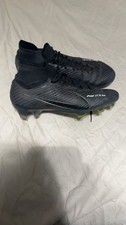 Nike Zoom Mercurial Superfly 9 Elite FG cleats black "Shadow Pack  Size 8.5