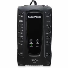 Cyberpower Avrg750u Ups System, Line Interactive, Out: 120 V Ac In: 120 V Ac