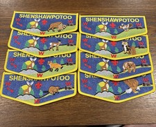 Shenshawpotoo Lodge 276 S96-S103 Woodbadge OA Flap set of 8 TOUGH