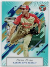 2025 Topps Pristine #270 Seth Lugo Pristine Aqua Refractors #/199