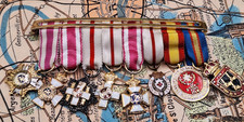 8er Spange Miniatur Spain Spanien Verdienstorden Medaille Bruststern Ritterorden