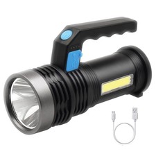 Lookka LED Torch USB Rechargeable, Super Bright Lantern Light with Handle A