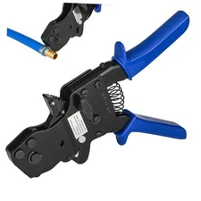 PEX for Stainless Steel Clamp Rings, One-Hand Ratchet Ratchet Cinch Clamp Tool