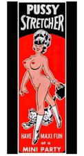 Sexy Pin Up Rat Fink Hot Rod Biker Motorcycles Tools Guns Sticker 4in.