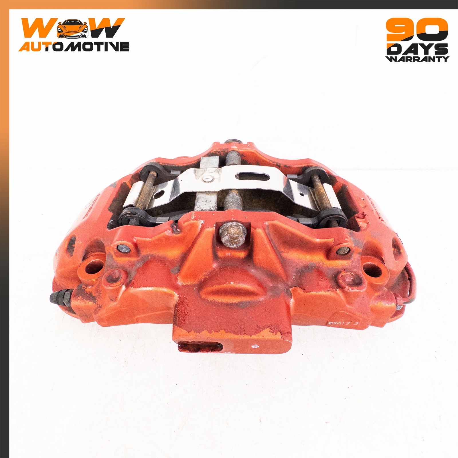 10-16 MASERATI GRANTURISMO S FRONT RIGHT LEFT BRAKE CALIPER ASSEMBLY RED SET OEM