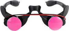 Glowing Red Eyes Glasses Grim Reaper Halloween Costume LED Light