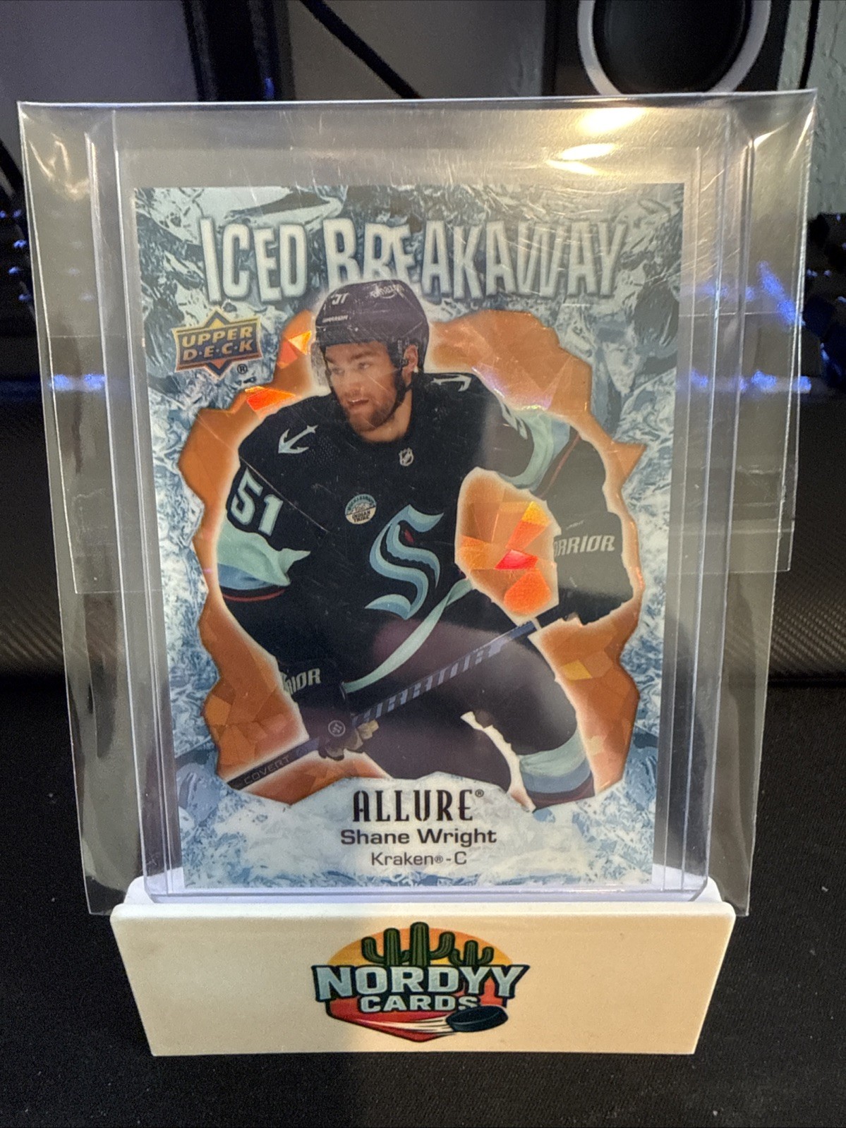2023-24 Upper Deck Allure - Iced Breakaway Shane Wright #IB-1 Orange /399