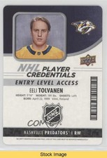 2018-19 MVP NHL Player Credentials Access Entry Level Eeli Tolvanen READ 8tn