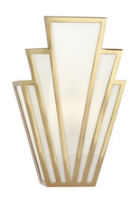 Robert Abbey Empire 228 Wall Sconce Modern Brass 11" Light Open Box NEW
