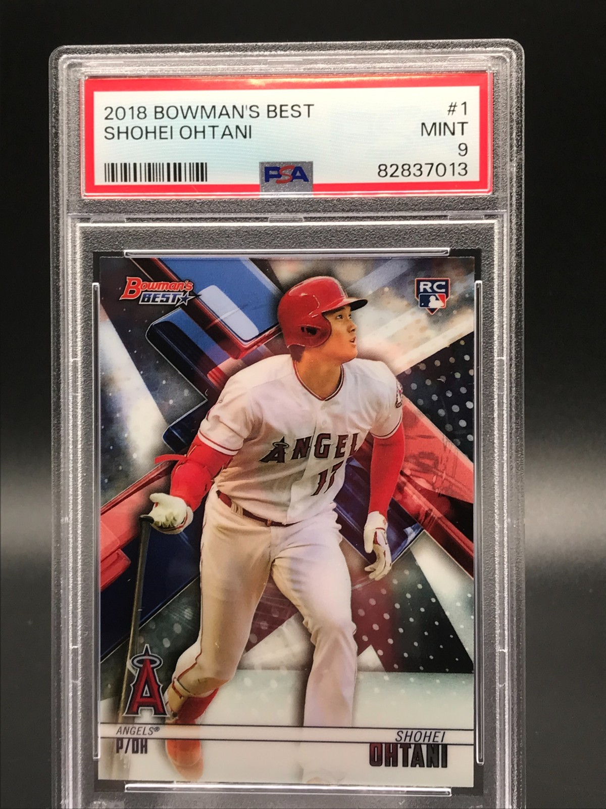 Shohei Ohtani PSA 9 2018 Bowman’s Best Card Rookie RC