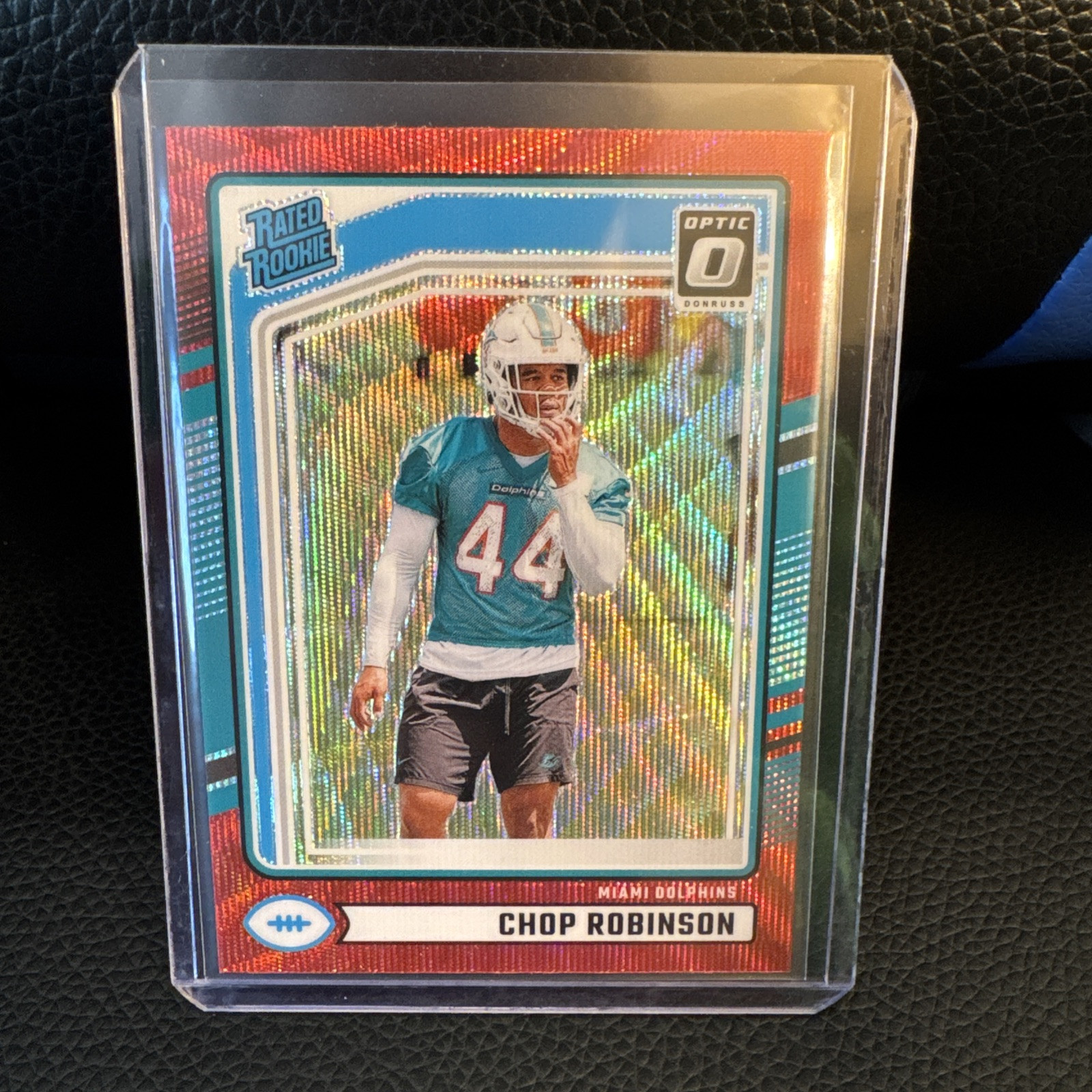 2024 Panini Donruss Rated Rookie Optic Preview Red Pandora #351 Chop Robinson