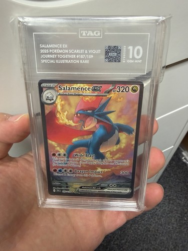 Salamence ex graded TAG 10 for sale on eBay