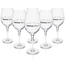 6x Erdinger Bier Glas 0,25l Pikantus Pokal Aperitif Neu Pils Gl&auml;ser Weizen Hefe