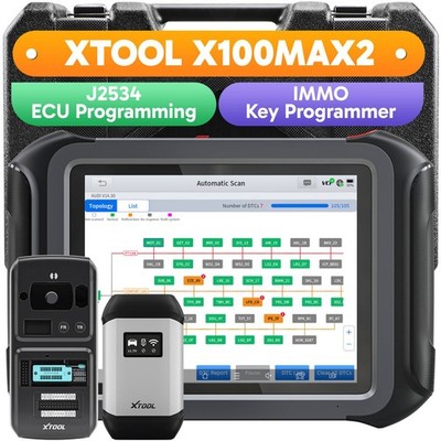 XTOOL X100MAX2 Key Programmer Bidirectional Scanner Diagnostic Tool J2534 Codin
