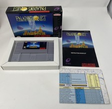 Paladin's Quest (Super Nintendo SNES) Complete in Box Manual & Map CIB