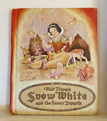 Vintage Snow White book 1938 Walt Disney Enterprises great condition