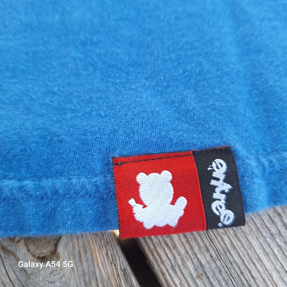 Camiseta azul Entree talla grande Foto 3 de 4