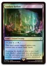 Sunken Hollow (Surge Foil) #429 (NM) Final Fantasy FIC Magic MTG