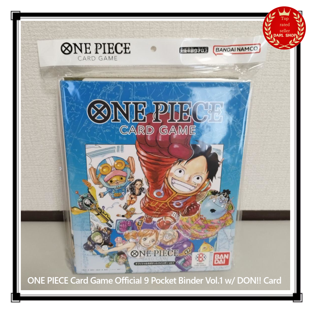 ONE PIECE Card Game Official 9 Pocket Binder Vol.1 w/ DON!! Card