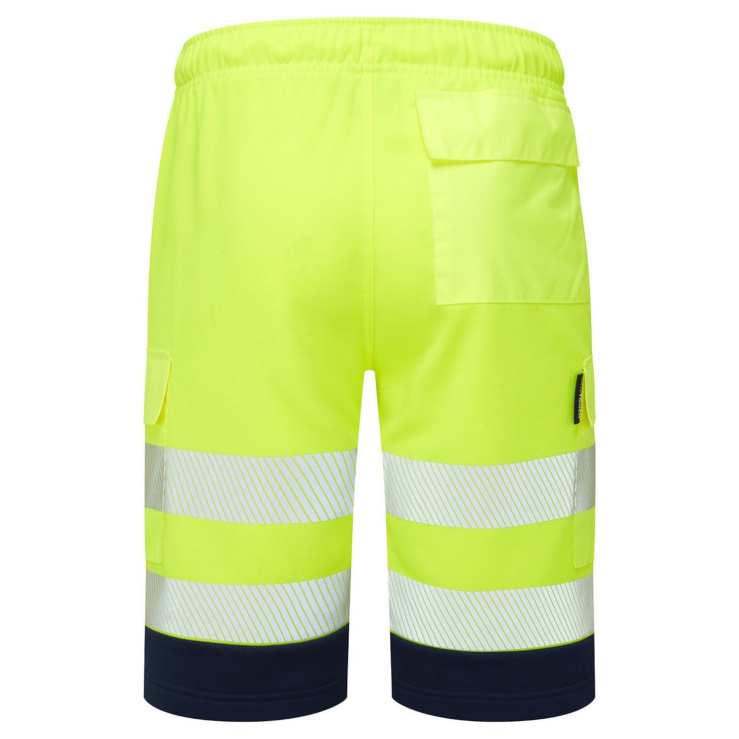 Supertouch Hi-Vis Eco CottonCool Two Tone Shorts with Cargo Pockets image 2