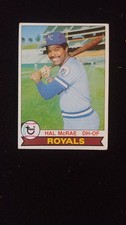 1979 Topps Baseball card  # 585 Hal McRae   (G to VG)