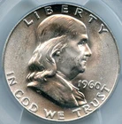 1960 Franklin Half Dollar, PCGS MS64