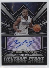 2022-23 Panini Obsidian Electric Etch Purple 45/75 Carl Landry #LS-CKS Auto 11pj