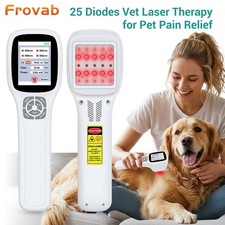 2500mW LLLT Red  NIR Laser Therapy 25 Diodes Pain Relief Device for Pets Humans
