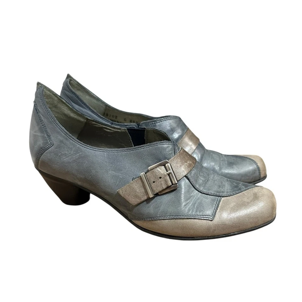 Fidji | Mocasines de cuero de tacón bajo | Mujer US 8,5 EU 39 Foto 2 de 4