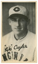 1936 Goudey Wide Pen R314 Kiki Cuyler Cincinnati Reds HOF VG-EX Range (64779)