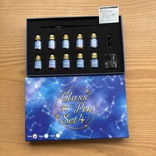 glass pen set with 4 inks 6111fb