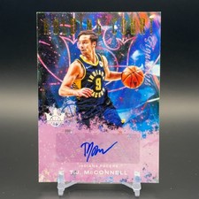T.J. McConnell 2021-22 Court Kings Holding Court Signatures /75 #HC-TJM Pacers