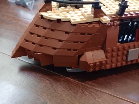 LEGO STAR WARS 7104 +  6210 Jabba's Sail Barge with sails and manual INCOMPLETE