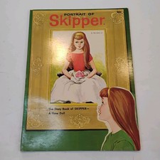 VTG Portrait of Skipper  Wonder Book  Barbie's Little Sister  Mattel 1964 NOS