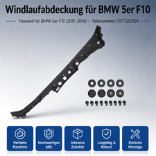 Windlauf f�r BMW 5er F10 F11 09-17 Wasserkasten Scheibenwischer Verkleidung