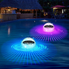 Solar Floating Pool Lights,Pool Lights That Float with RGB Color Changing,Floati
