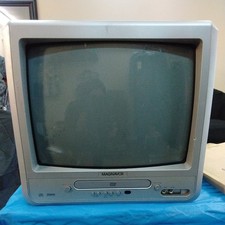Magnavox MWC13D6 TV DVD Player Combo W/ Remote Control Working VIDEO DEMO       