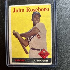 1958 Topps John Roseboro #42 (RC) Good But Creases