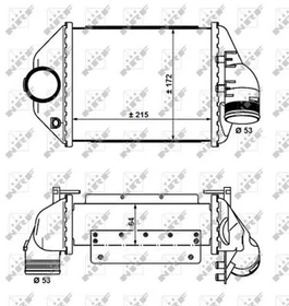 Für NRF 30914 INTERCOOLER / CHARGER