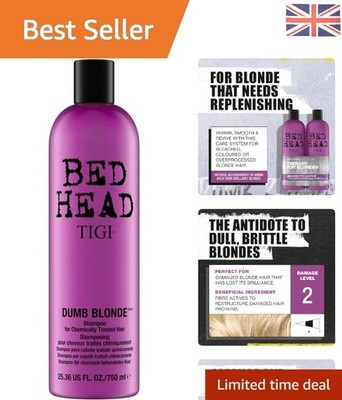 Tigi Bed Head Dumb Blonde Shampoo 750ml - schützt & belebt gebleichtes Haar