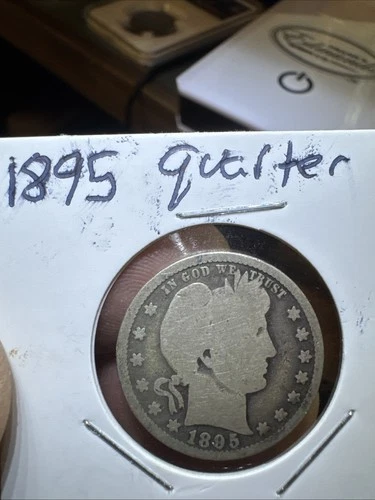 1895 Barber Quarter 1916 Barber Quarter 1907 O Barbara Quarter Lot Of Coins ￼