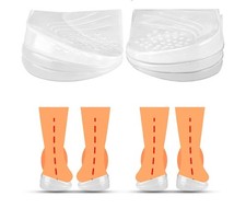 3 Layers Adjustable Heel Wedge Corrective Inserts Size:L