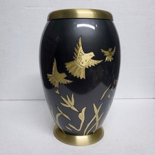 Flying Brds Design Urn Human Ashes Adult Cremation Urns with Velvet Bag 10"