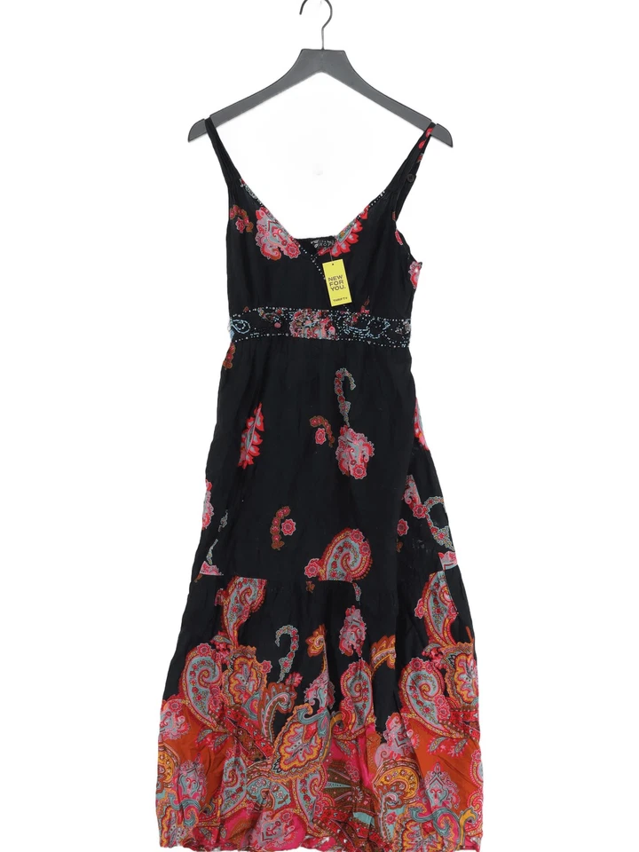 Joanna Hope A-Line Midi Dress UK14 in Black