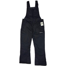 Arctix Women's Large Essential Black Insulated Bib Overalls 31" Inseam NWT