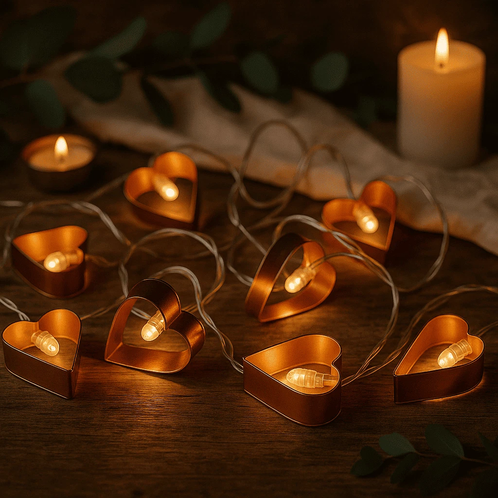 Ideen Mit Herz 10er Lichterkette | LED | Warmweiß | Inkl. Timer