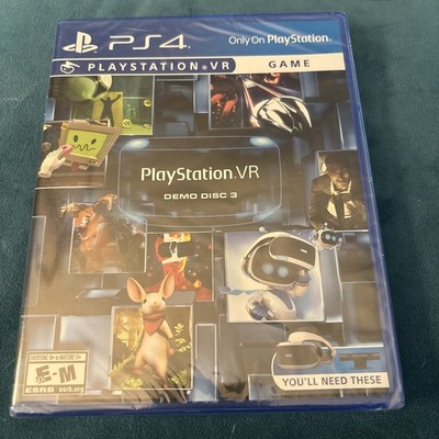 Sony Ps4 VR Demo Disk 3 | Play Station VR | SEALED