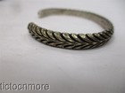 VINTAG NORMAN LOMAHEFTEWA HOPI INDIAN CUFF FEATHER STACKER CUFF STERLING — photo 3