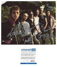 LA FEMME BAND X6 SIGNED 8x10 PHOTO D SACHA GOT +5 w/EXACT PROOF & AUTOGRAPH COA